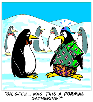 Cartoon Penguin Antarctica